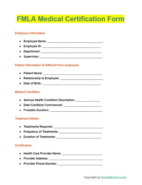 Documentation and Medical Certification