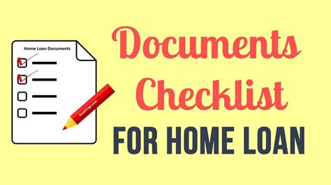 Documents Required For Loan