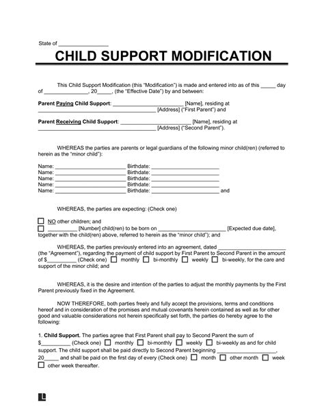 Dodge Co Child Support Work Search Form Printable