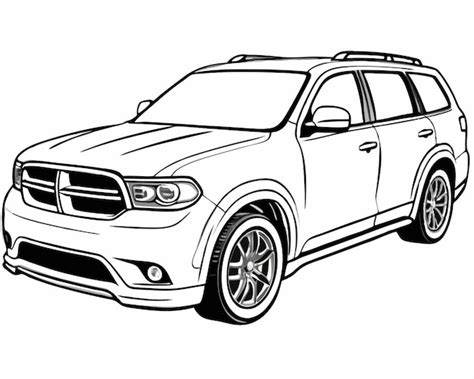 Dodge Durango Coloring Pages