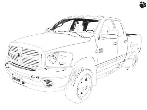 Dodge Ram 2500 Coloring Pages