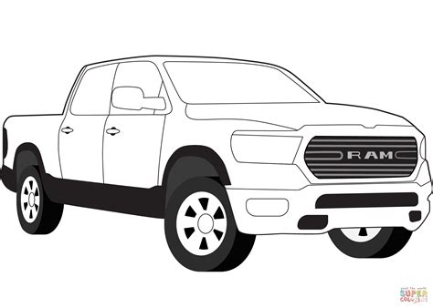 Dodge Ram Coloring Pages