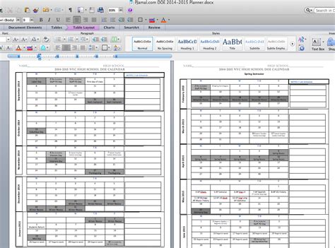 Doe Calendar 2015 16