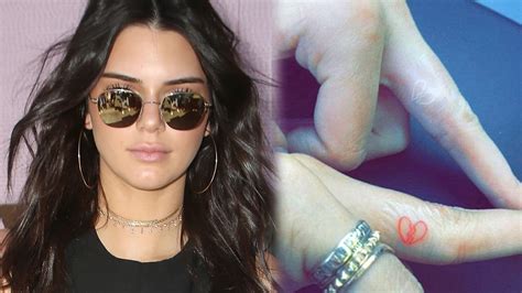 Kendall Jenner Got a Tattoo on the Inside of Her Lip