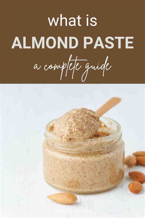 Does Almond Paste Have Sugar In It