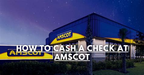 Does Amscot Cash Checks