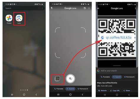 Difference between the camera app and Google Lens