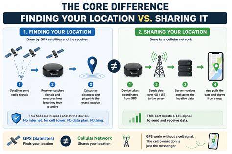 GPS versus internet what is the difference