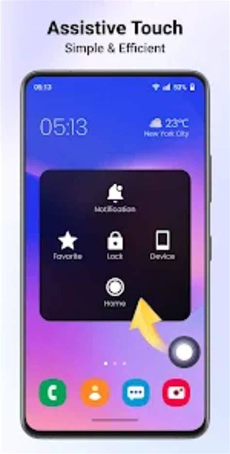 Quick answer what Android has instead of AssistiveTouch