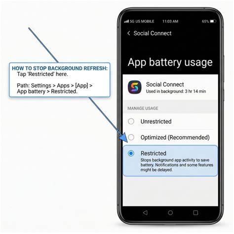 How to stop background activity and save battery