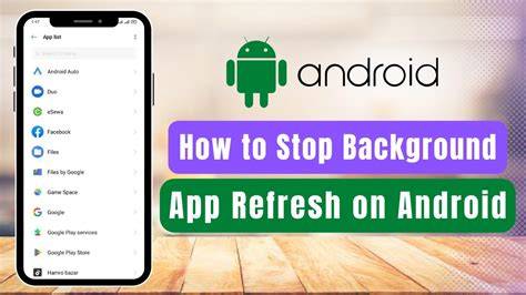 What Android uses instead of background app refresh