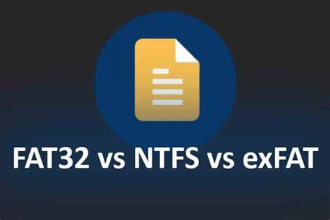 exFAT vs FAT32 vs NTFS for Android