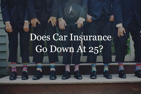 Does Car Insurance Go Down At 25 State Farm