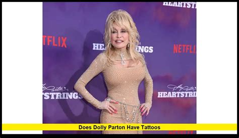 Does Dolly Parton Tattoos