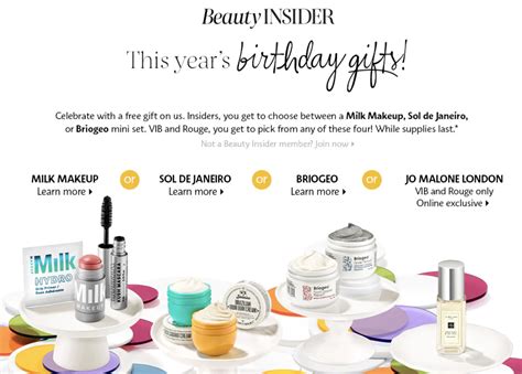 Does Sephora Give Free Birthday Gifts