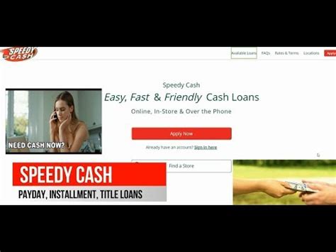 Does Speedy Cash Check Credit