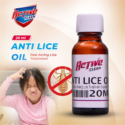 vegetable oil for lice