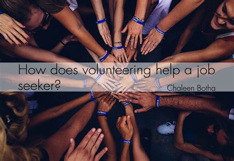 Does Volunteering Help You Get A Job
