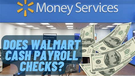 Does Walmart Cash Unemployment Checks