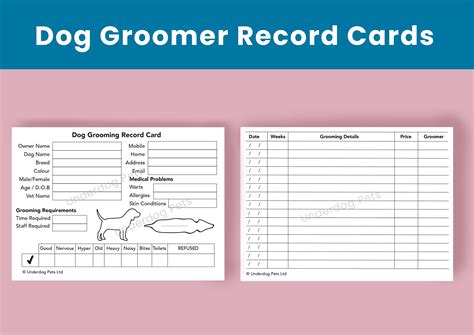 Dog Grooming Record Card Template: Your Ultimate Guide For 2023