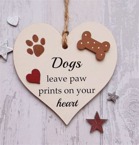Dog Leaves Paw Prints Your Heart