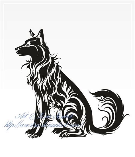 Dog _ Tuất in 2020 Tribal tattoos, Dogs, Tribal