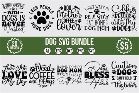 Download Dog Bundle Commercial Use For Crafts