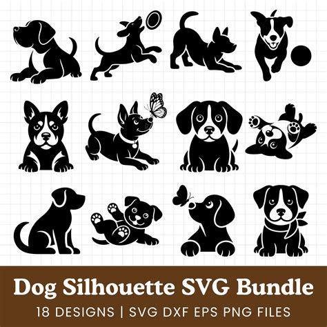 Download Dog Bundle For Silhouette
