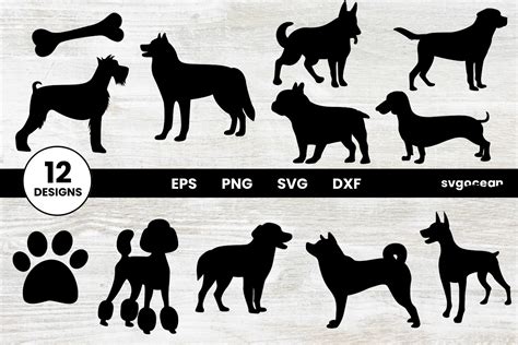 Download Dog Bundle Silhouette