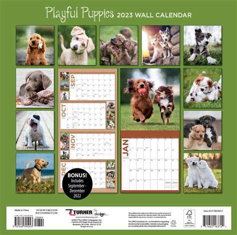 Dog Calendar Ideas