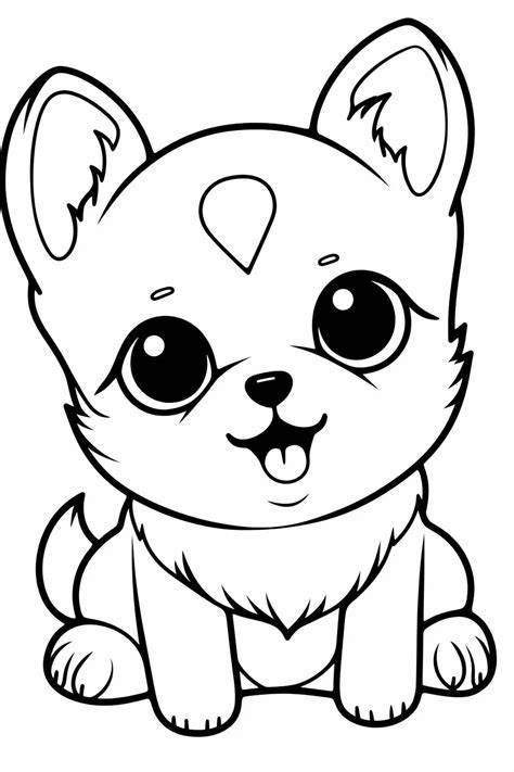 Dog Coloring Pages Cute