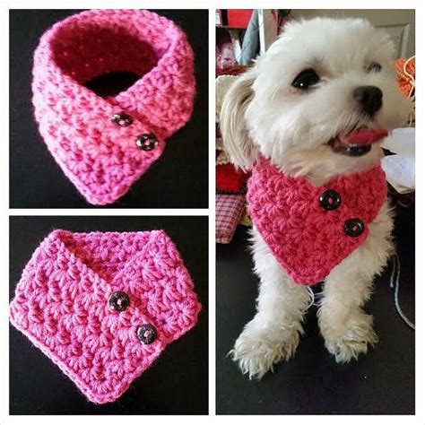 Dog Crochet Scarf