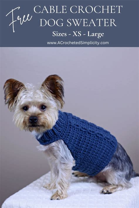 Dog Crochet Sweater