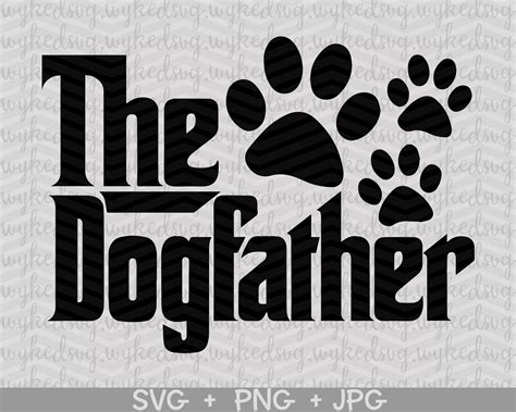 Unleash Your Love for Pawsome Parenting with Dog Dad SVG Designs!