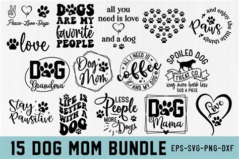 Download Dog Mom Svg Bundle - Dog Quotes... Images