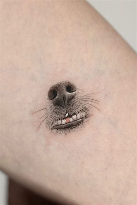 Dog Nose Tattoo