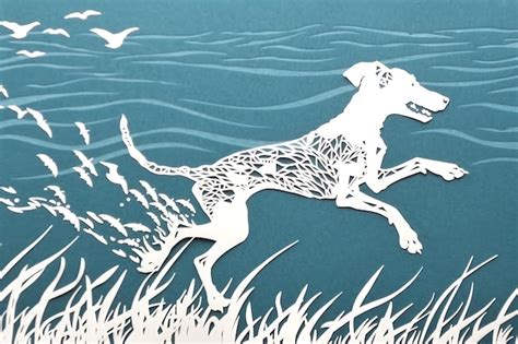 Download Dog Paper Cut Design For Silhouette