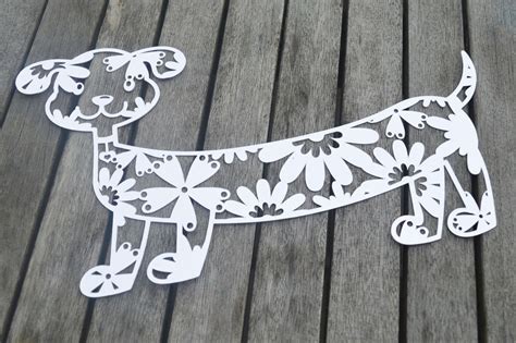 Download Dog Papercut Design DXF Files