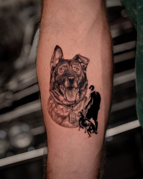 Dog Portrait Tattoo