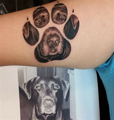 Dog Print Tattoo