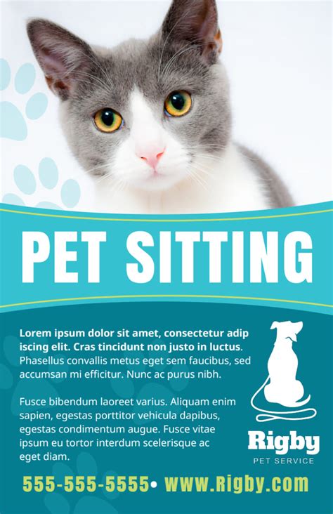 Dog Sitting Flyer Template