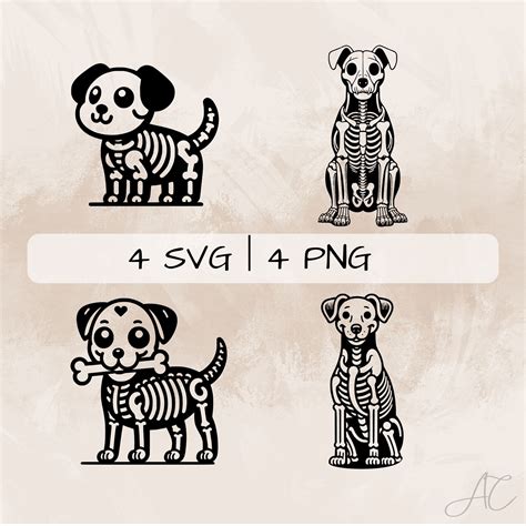 Unleashing the Magic of Canine Anatomy with Our Exquisite Dog Skeleton SVG: The Ultimate Tool for Your Creative Projects!