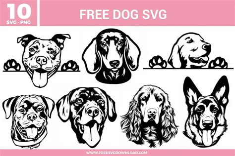 Unleash Your Creativity with These Pawsome Dog Svg Cutting Files - Perfect for All Your Crafty Projects!