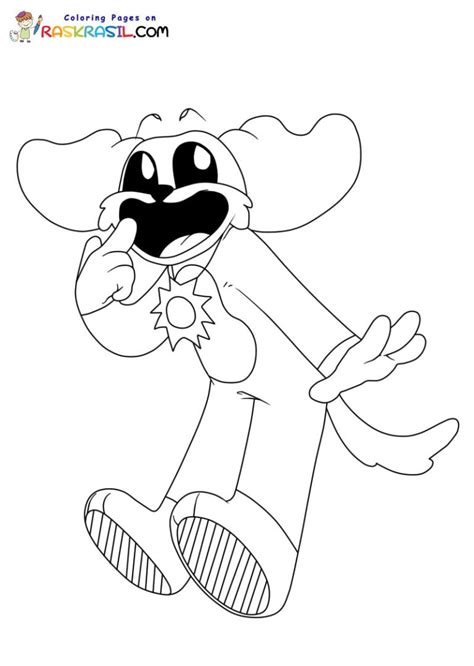 Dogday Coloring Page