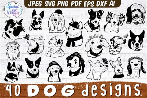 Download Dogs Clipart Files For Crafts