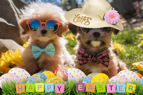 Dogs In Easter Costumes