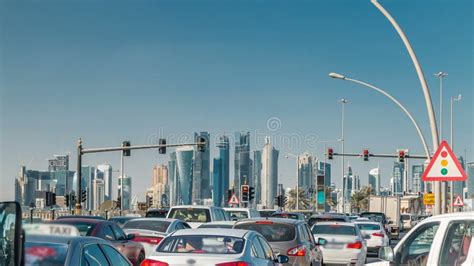 Doha traffic jam