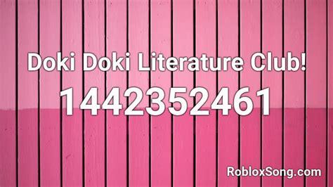 Doki Doki Literature Club! Roblox ID