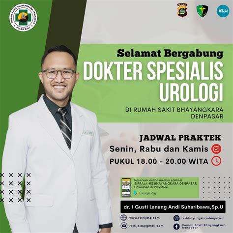 Jadwal Dokter Urologi di Denpasar