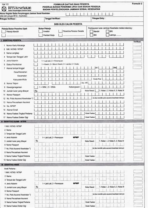 Dokumen Persyaratan Pendaftaran BPJS di Rumah Sakit